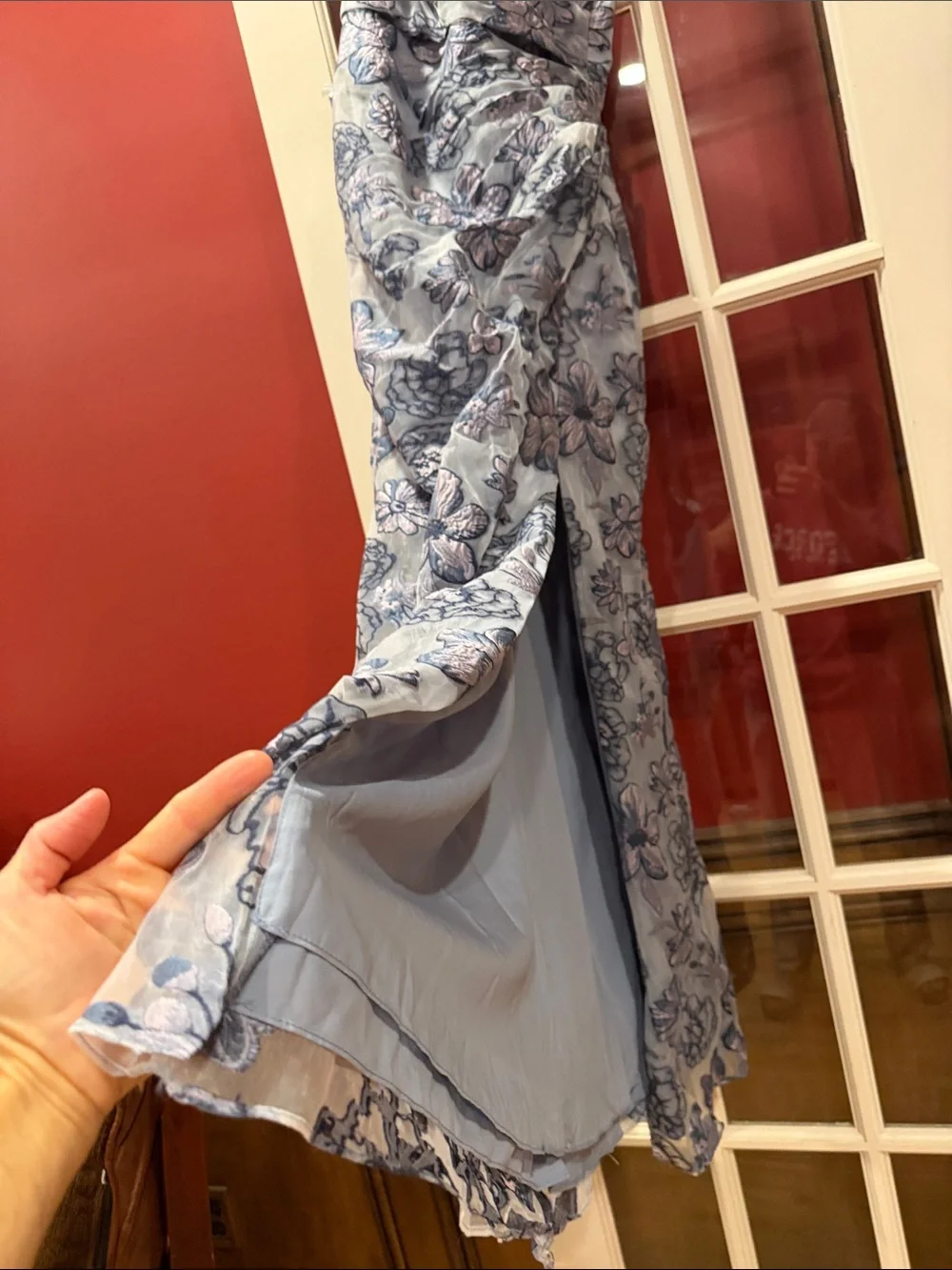 Azazie one shoulder